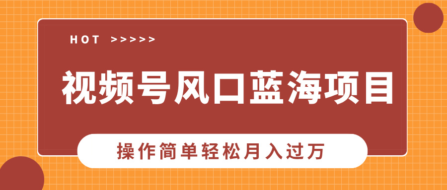 （13945期）视频号风口蓝海项目，中老年人的流量密码，操作简单轻松月入过万网赚项目-副业赚钱-互联网创业-资源整合-私域引流-黑科技软件-引流软件哲客网创