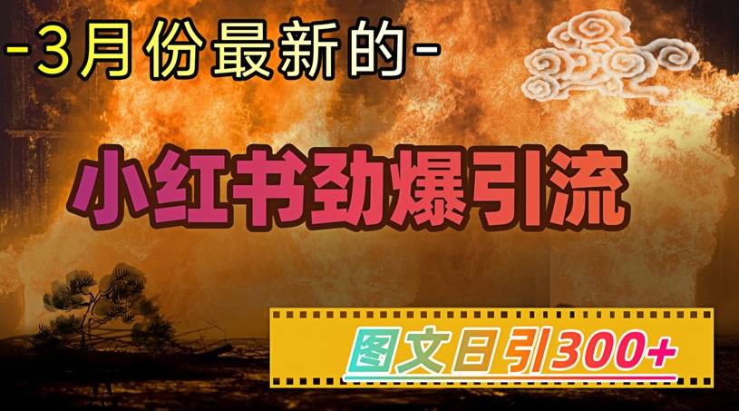 小红书超劲爆引流手段，图文日引300+轻松变现1W网赚项目-副业赚钱-互联网创业-资源整合-私域引流-黑科技软件-引流软件哲客网创