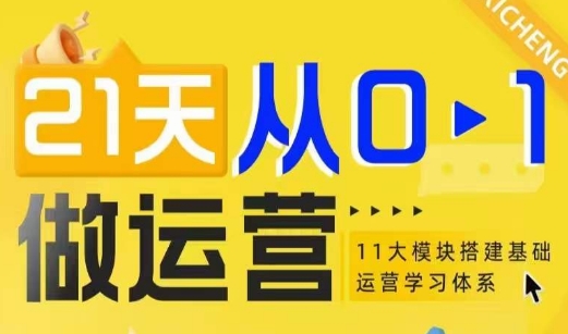 21天从0-1做运营，11大维度搭建基础运营学习体系网赚项目-副业赚钱-互联网创业-资源整合-私域引流-黑科技软件-引流软件哲客网创