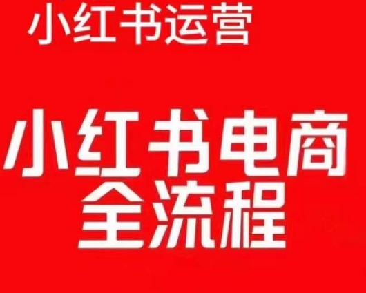 红薯电商实操课，小红书电商全流程网赚项目-副业赚钱-互联网创业-资源整合-私域引流-黑科技软件-引流软件哲客网创