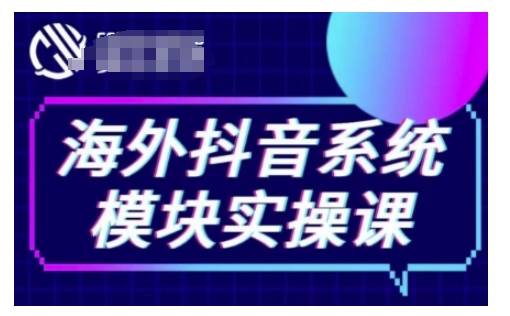 海外抖音Tiktok系统模块实操课，TK短视频带货，TK直播带货，TK小店端实操等网赚项目-副业赚钱-互联网创业-资源整合-私域引流-黑科技软件-引流软件哲客网创