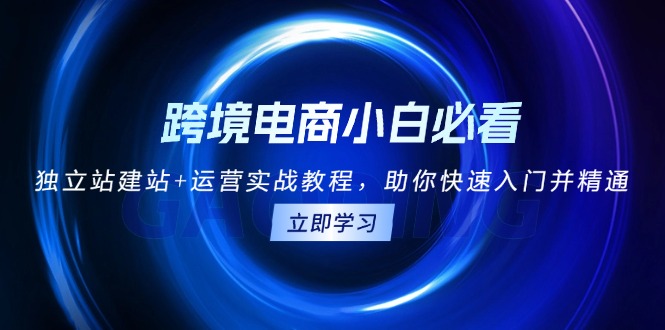 （13503期）跨境电商小白必看！独立站建站+运营实战教程，助你快速入门并精通网赚项目-副业赚钱-互联网创业-资源整合-私域引流-黑科技软件-引流软件哲客网创